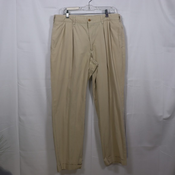 Bills Khakis Other - Bills Khakis Pleated Pants 38 Tan Mens Classic Fit Chino Trousers